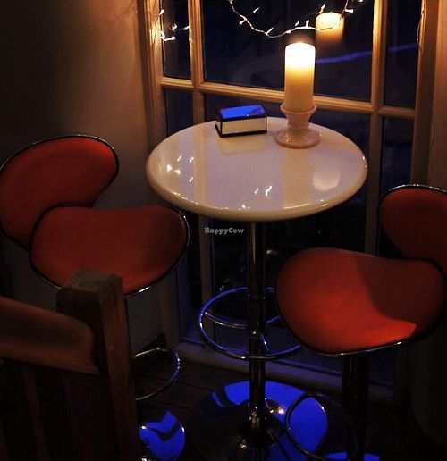 Lola table oozing inviting ambience  at Heathen Vegan Gourmet in Kendal