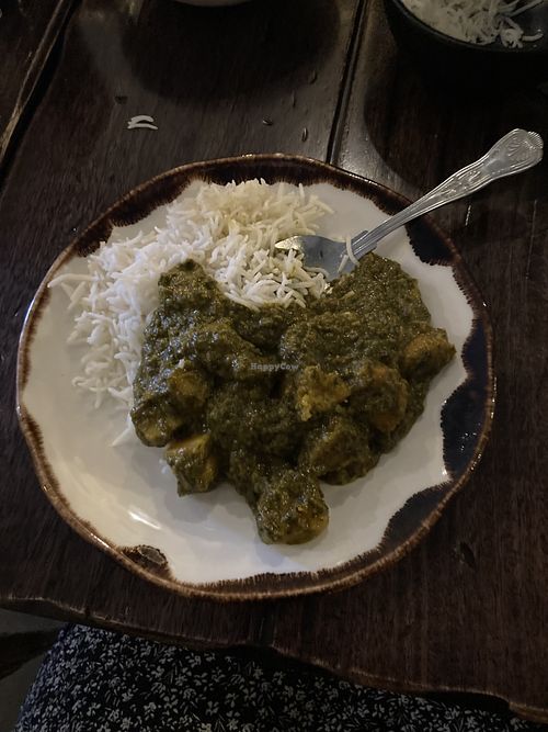 Vegan pumpkin saag   at The Tiffin Truck in Cambridge
