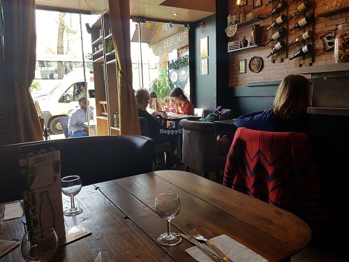 Cozy interior at Coffee Crepes in Paris