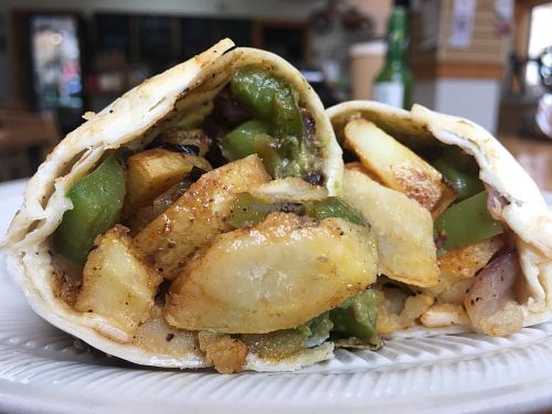 Vegan Burrito  at Confluence in Lake City