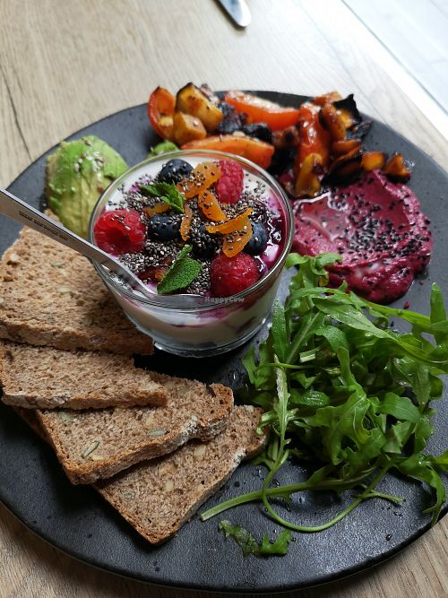 Absolutely loved my vegan breakfast platter! at Malmo Mat Kaffe in Liverpool