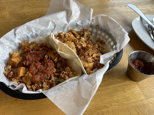 Breakfast tacos  at Kerbey Lane Cafe - University in Austin