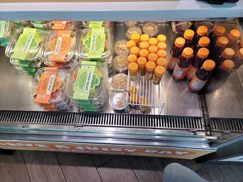 To-go station at AUS - JuiceLand - G7 in Austin