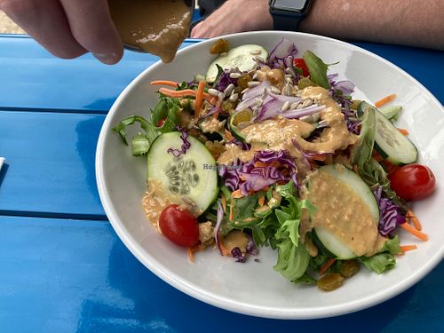 House garden salad at Irregardless Cafe in Raleigh