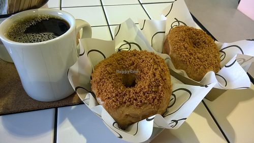 Biscoff biscuit glaze donut at Proven Goods Co in Newcastle Upon Tyne