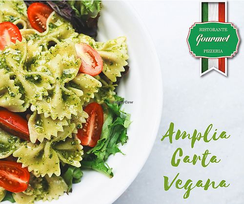 Amplia carta vegana. at Ristorante Gourmet in Elche