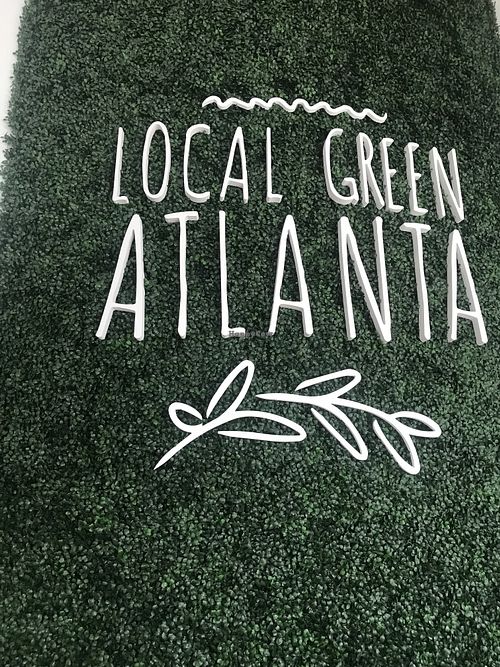 On the wall at Local Green Atlanta  in Atlanta