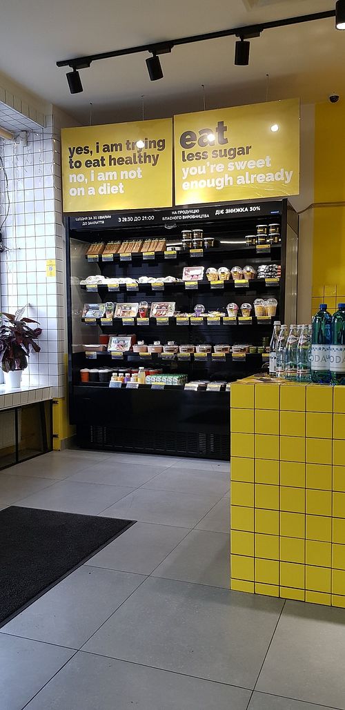 Snacks at Mira Cafe in Kyiv