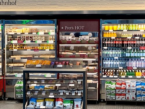 food & drink items at Pret A Manger in Berlin