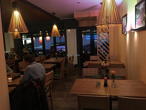 Really nice lighting and ambience  at KiSu in Frankfurt