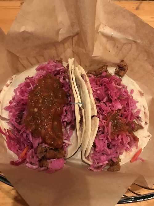 Chicharron tacos at Rewild in Quincy