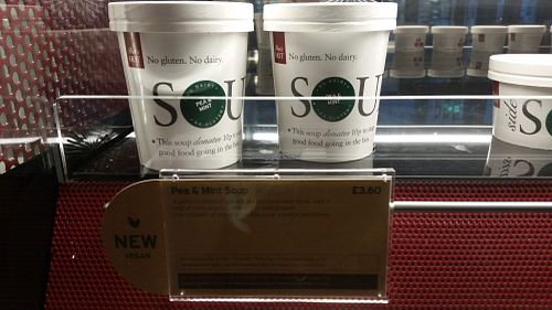 Soup at Pret A Manger - Central Square in Cardiff