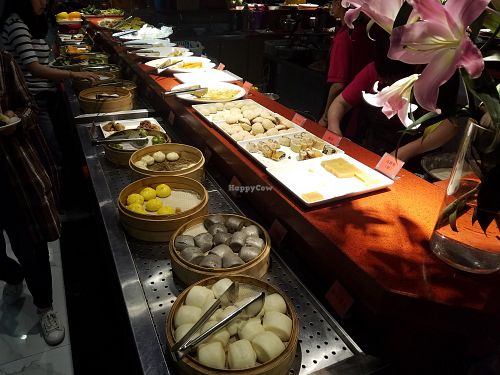 Buffet at Suxin Vegan in Hangzhou