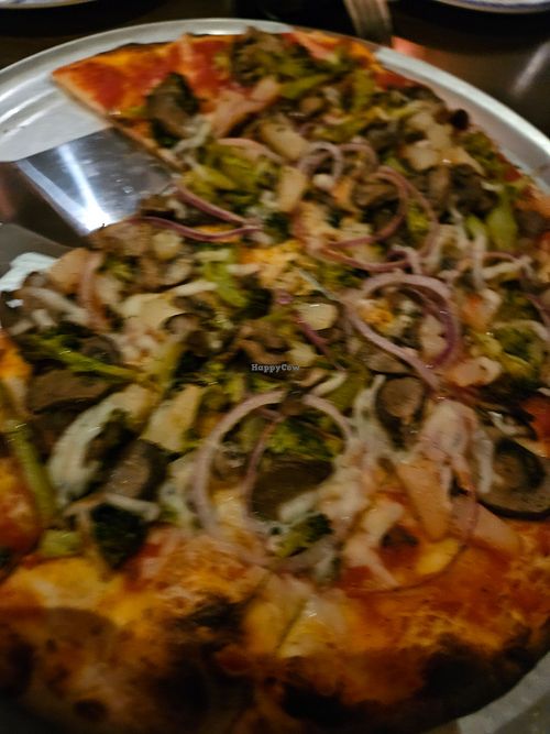 Build your own... with extra light v cheese at Rail Trail Flatbread Co in Hudson