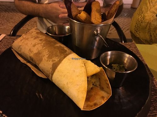 Wrap at Veganapati in Lisbon