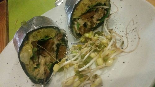 Korean ribs wrap at The Kind Kitchen in Woodstock