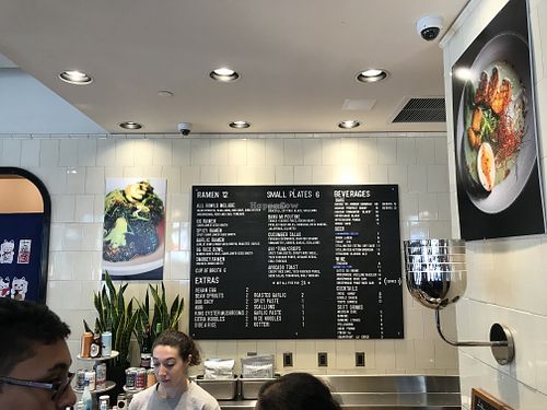 Menu at Ramen Hood - Pop up in New York City