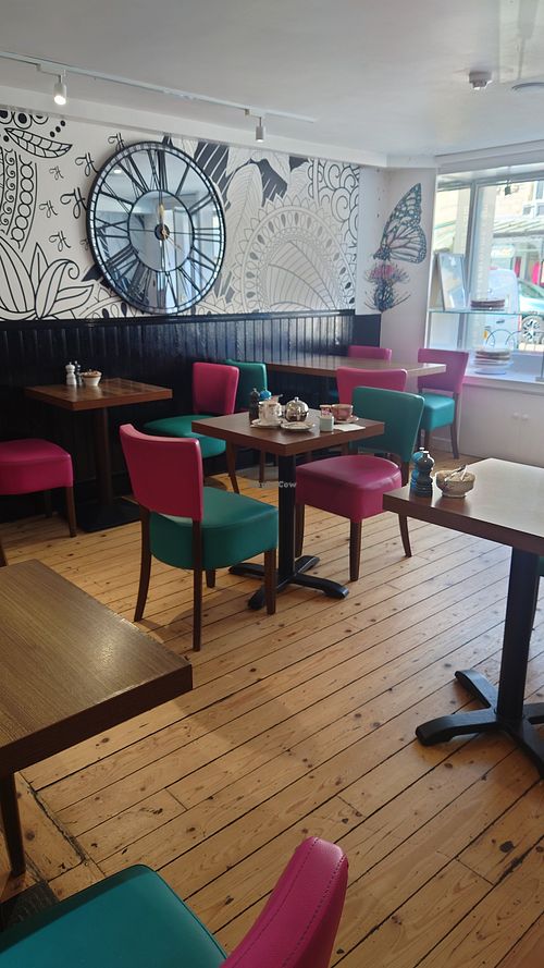 Inside at Hettie's Tearoom in Pitlochry