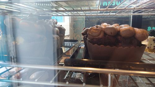 Marble cake and orange with chocolate cake at Hettie's Tearoom in Pitlochry