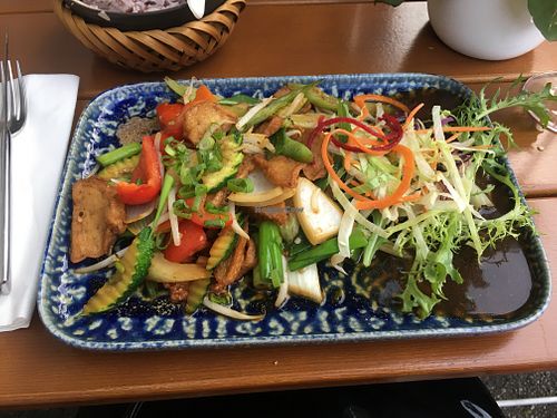 Garlic Seitan  at Saigon Village in Augsburg