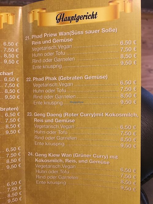 Takeaway Menu at Maethai in Augsburg