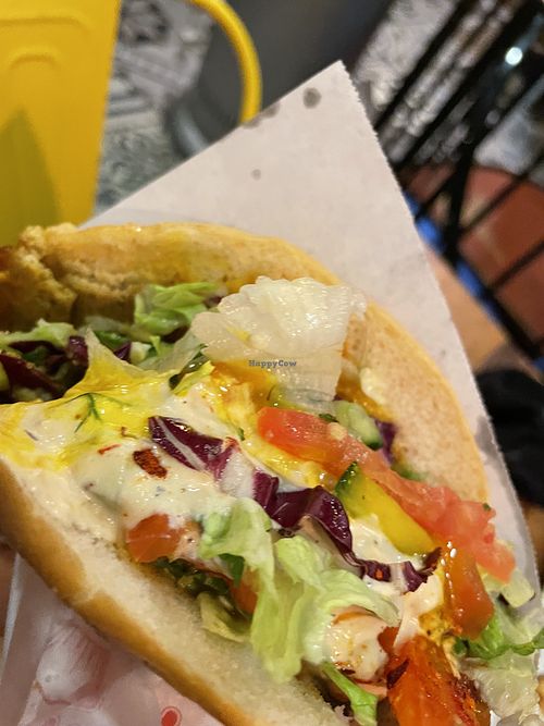 Seitan Döner  at Olive Tree in Leipzig