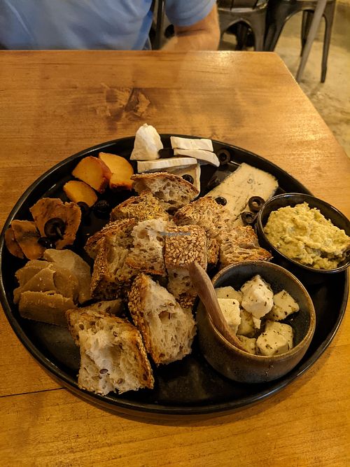 Cheese board. I died and went to heaven. at Apuro Vegan Bar in Porto