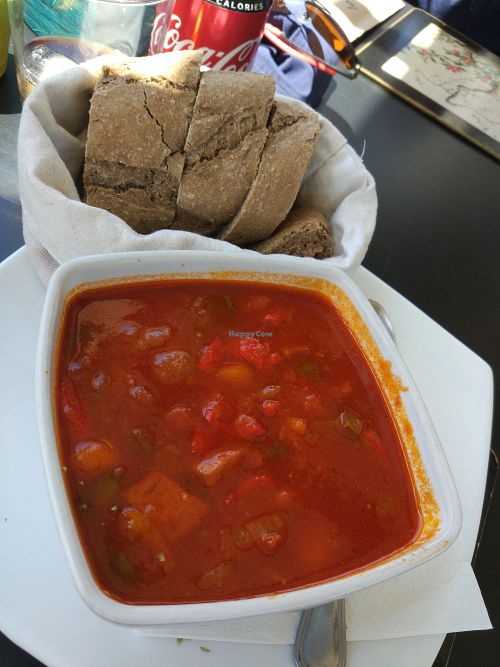 Vegan Goulash 💚 at El Nido Veggie Friendly in Mojacar
