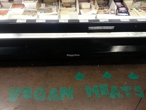 vegan meats at Whole Foods Market - Robson in Vancouver