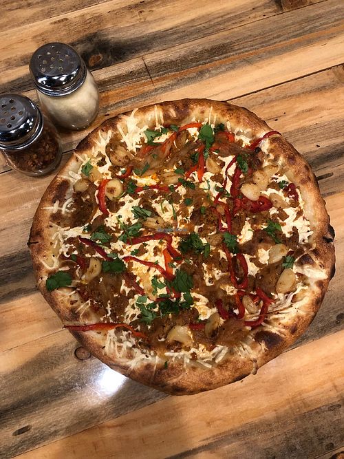 Vegan Spicy Italian Pizza at 48 North Pizzeria in Portland