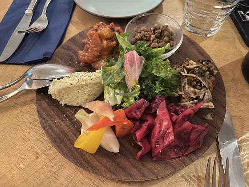 Vegetable plate   at Newport in Tokyo