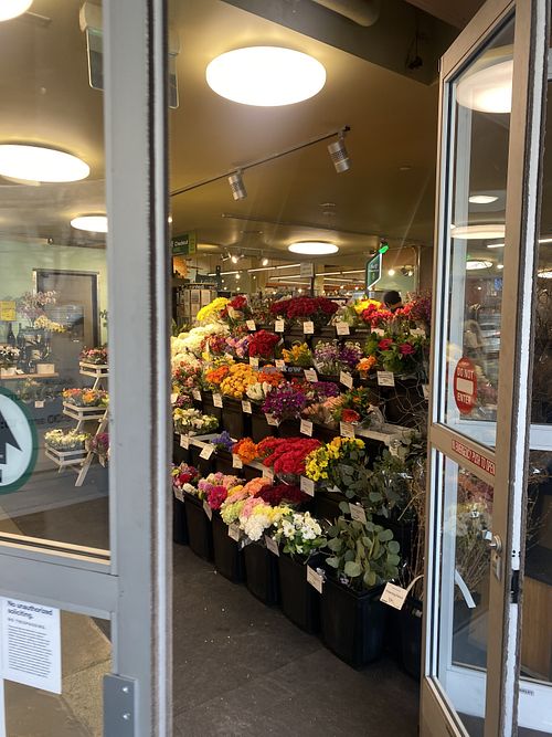 Great Looking Flowers - But Can’t Support Them - Love the People, They Treated Me Very Well - Friendly!  at Whole Foods Market - Potrero Hill in San Francisco