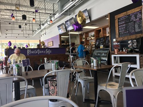 Interior at Revelations Cafe in Lutz