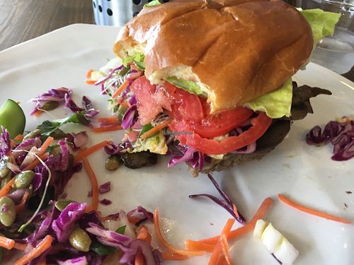 Impossible burger at Revelations Cafe in Lutz