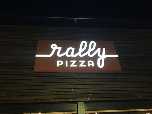 Front Sigh at Rally Pizza in Vancouver