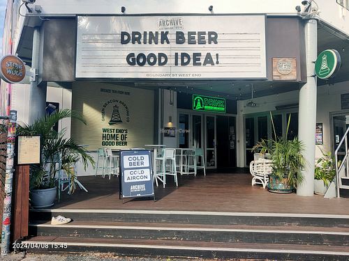 Outside at Archive Beer Boutique in West End