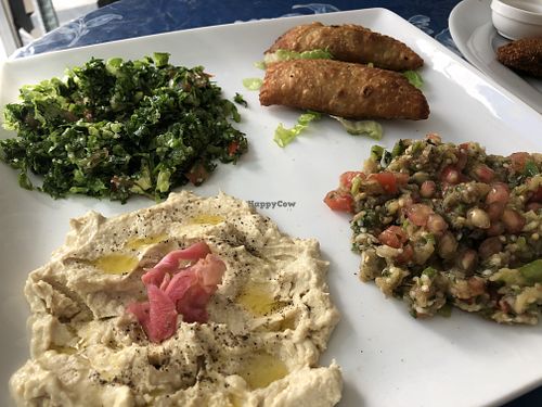Vegan plate   at Abou Tayssir in Tangier