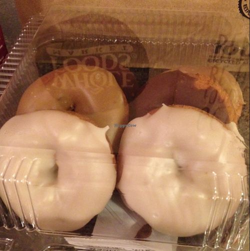 prepackaged vegan donuts: 2 of each - chocolate, vanilla, & maple at Whole Foods Market - Scottsdale Rd in Phoenix