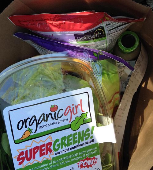 Bag o' vegan goodies! at Whole Foods Market - Scottsdale Rd in Phoenix