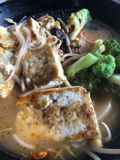 Tofu ramen with rice noodles  at Mian Noodle House in Fredericksburg