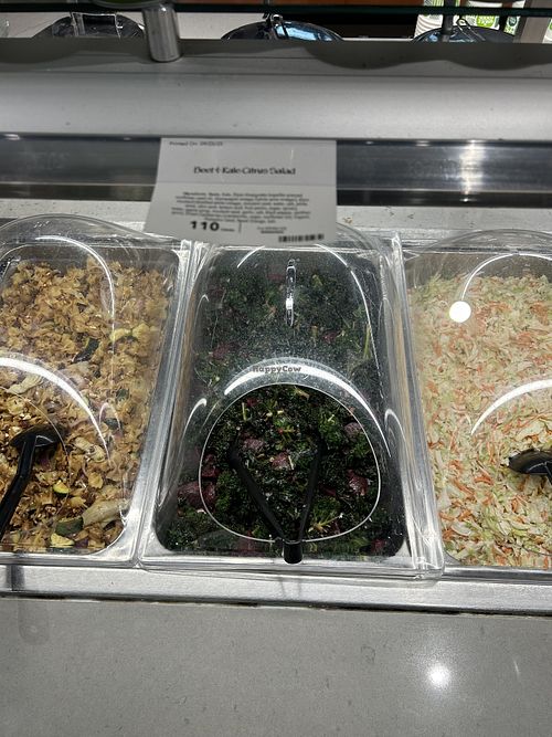 Yummy salads in the hot bar area   at Whole Foods Market - SW Bridgeport in Tigard