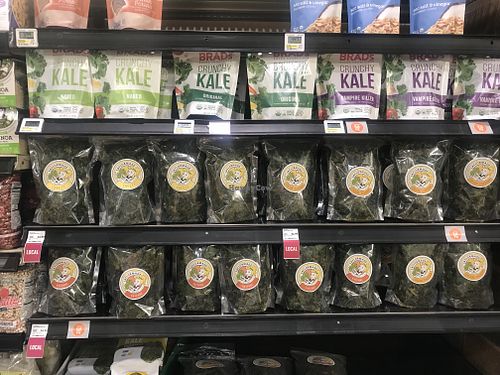 Taylormade Eats kale chips  at Whole Foods Market in Baton Rouge