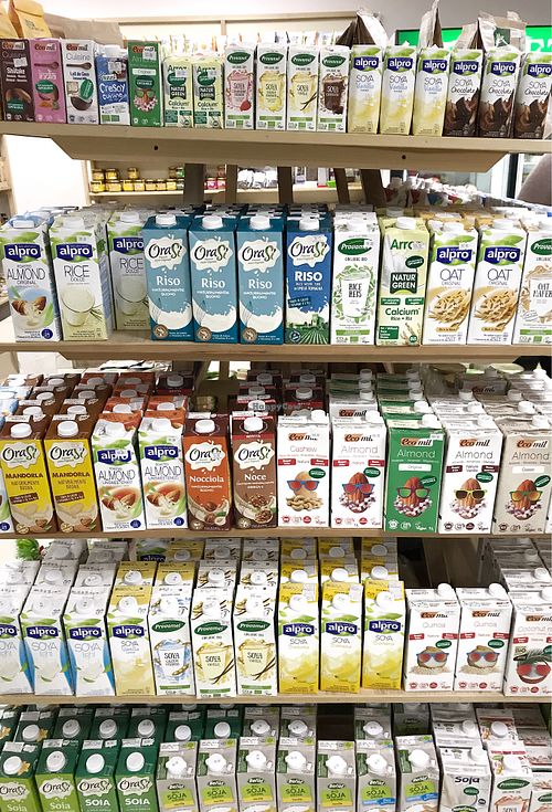 Plant based Milks  at Vegetus - TTs Kosmos in Kharkiv