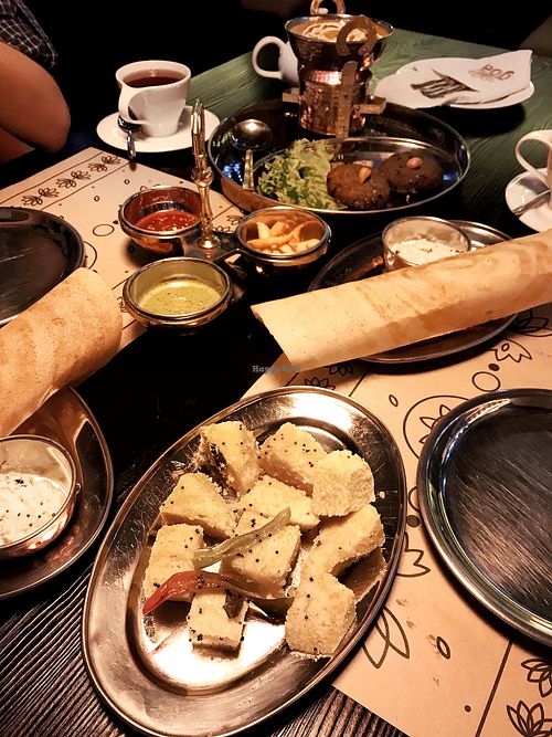 Dhokla  at Goa Indian Restaurant in Kharkiv