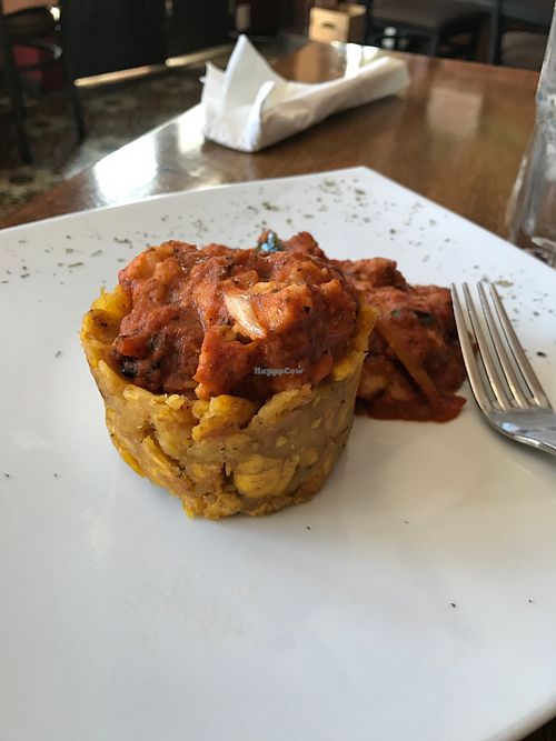 Mofongo at Cafe Berlin in San Juan