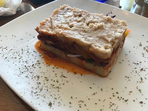 Pastelon at Cafe Berlin in San Juan