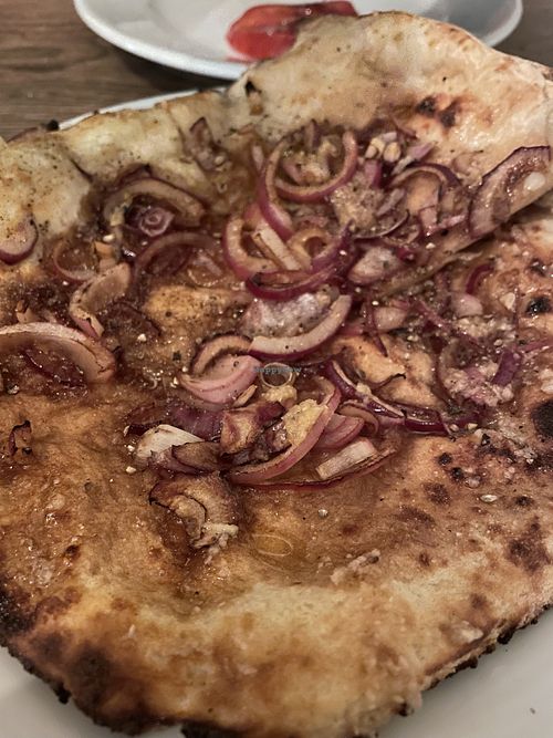 Vegan pizza bread starter #Veganuary at Posillipo - Faversham in Faversham