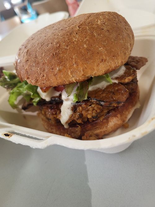 Blue BBQ Burger at Next Level Burger - Austin in Austin