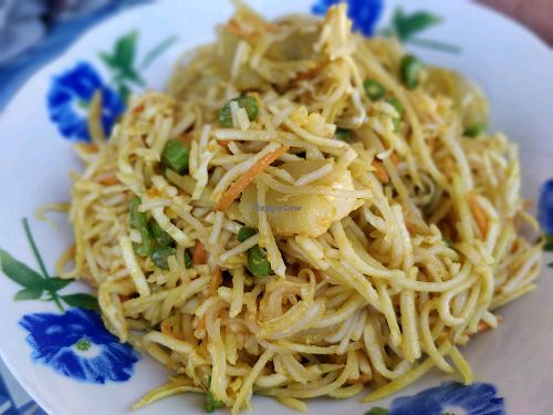 Mong ti to at Ma Aye Noodle Shop in Hsipaw