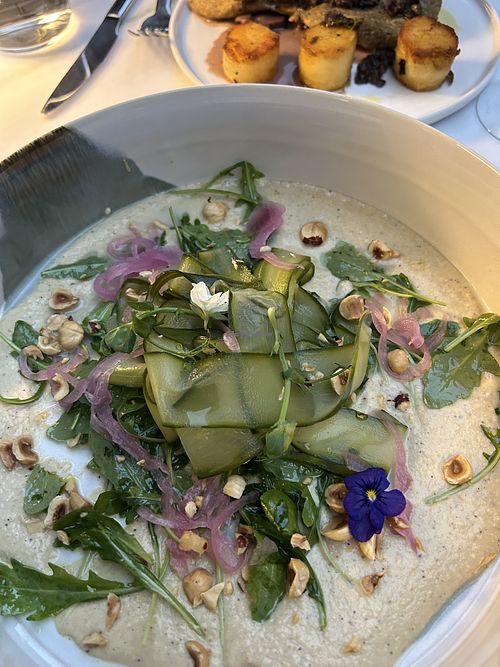 Hummus salad  at Avit in Athens